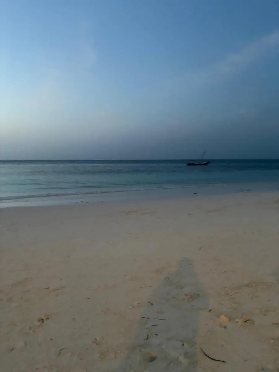 Plage de Zanzibar au crépuscule
